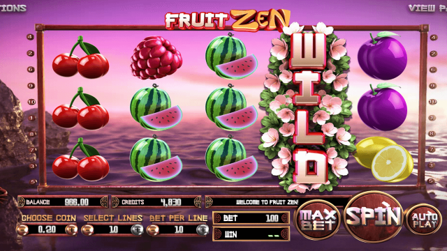 Характеристики слота Fruit Zen 6