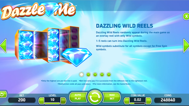 Игровой интерфейс Dazzle Me 8